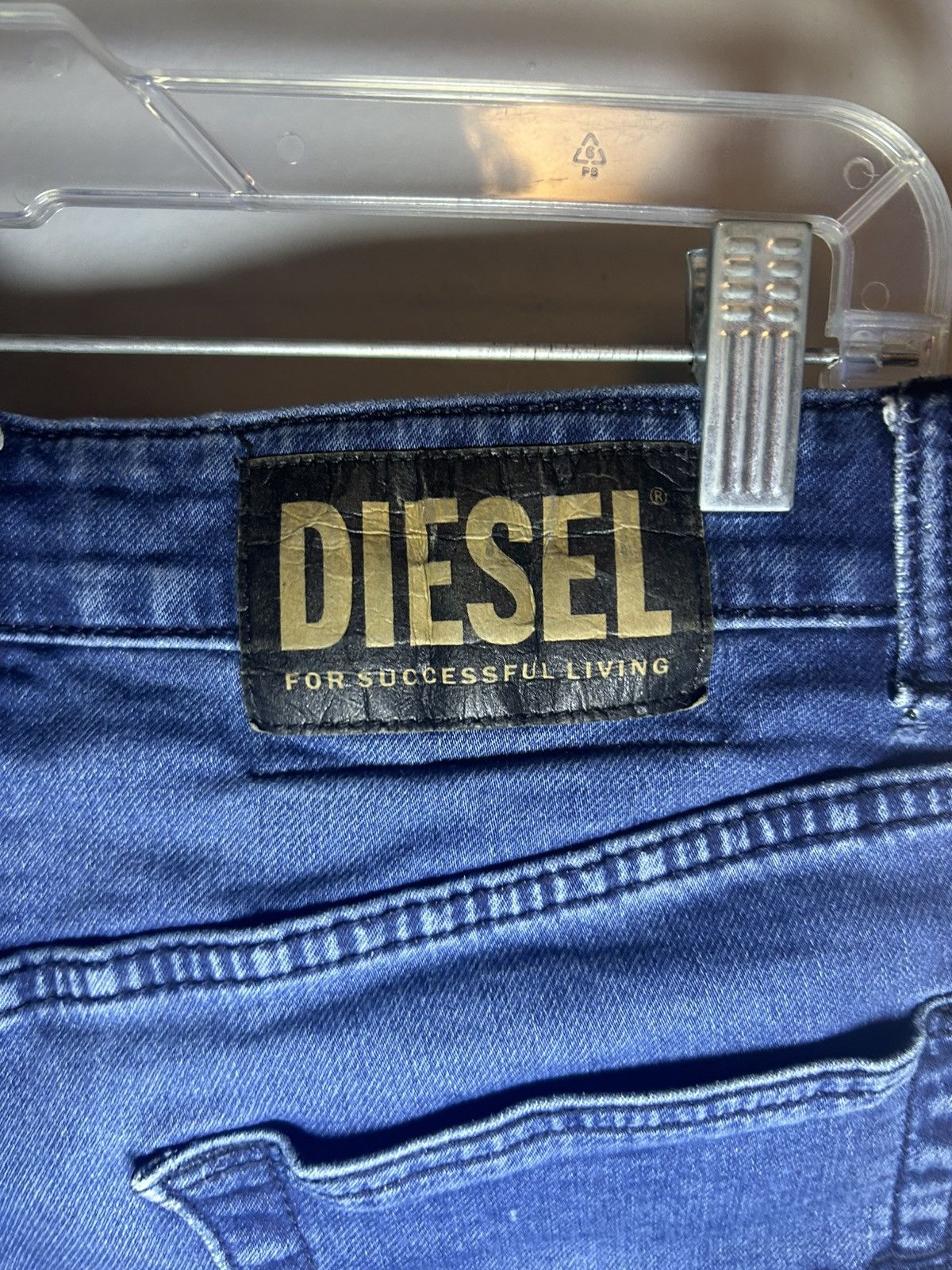 Diesel Diesel trompe l'oeil jean sweatpants Size US 34 / EU 50 - 15 Thumbnail