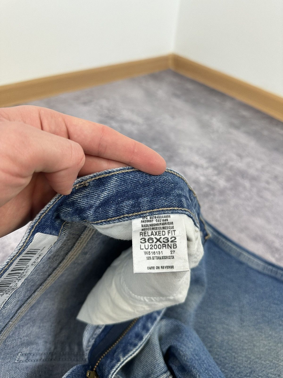Dickies Vintage Dickies Stone Washed Denim Carpenter USA Work Pants Size US 36 / EU 52 - 13 Thumbnail