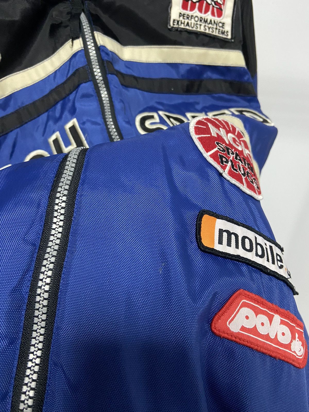 Vintage High Speed Racing asphalt tiger Jacket Vintage Big Logo Size US XL / EU 56 / 4 - 8 Thumbnail