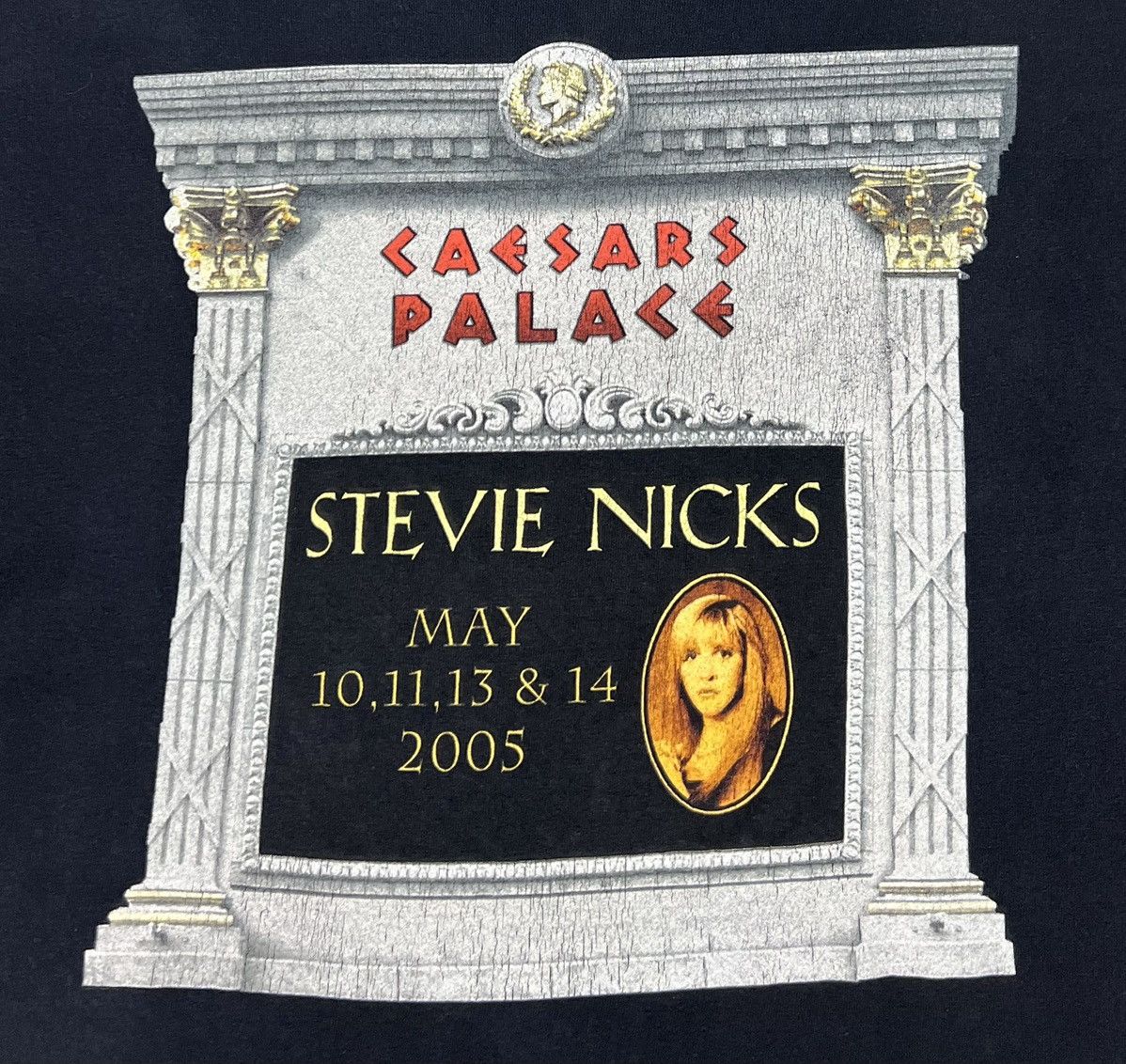 Band Tees Vintage Stevie Nicks Caesars Palace LA 2005 Concert Tee Size US XL / EU 56 / 4 - 6 Thumbnail
