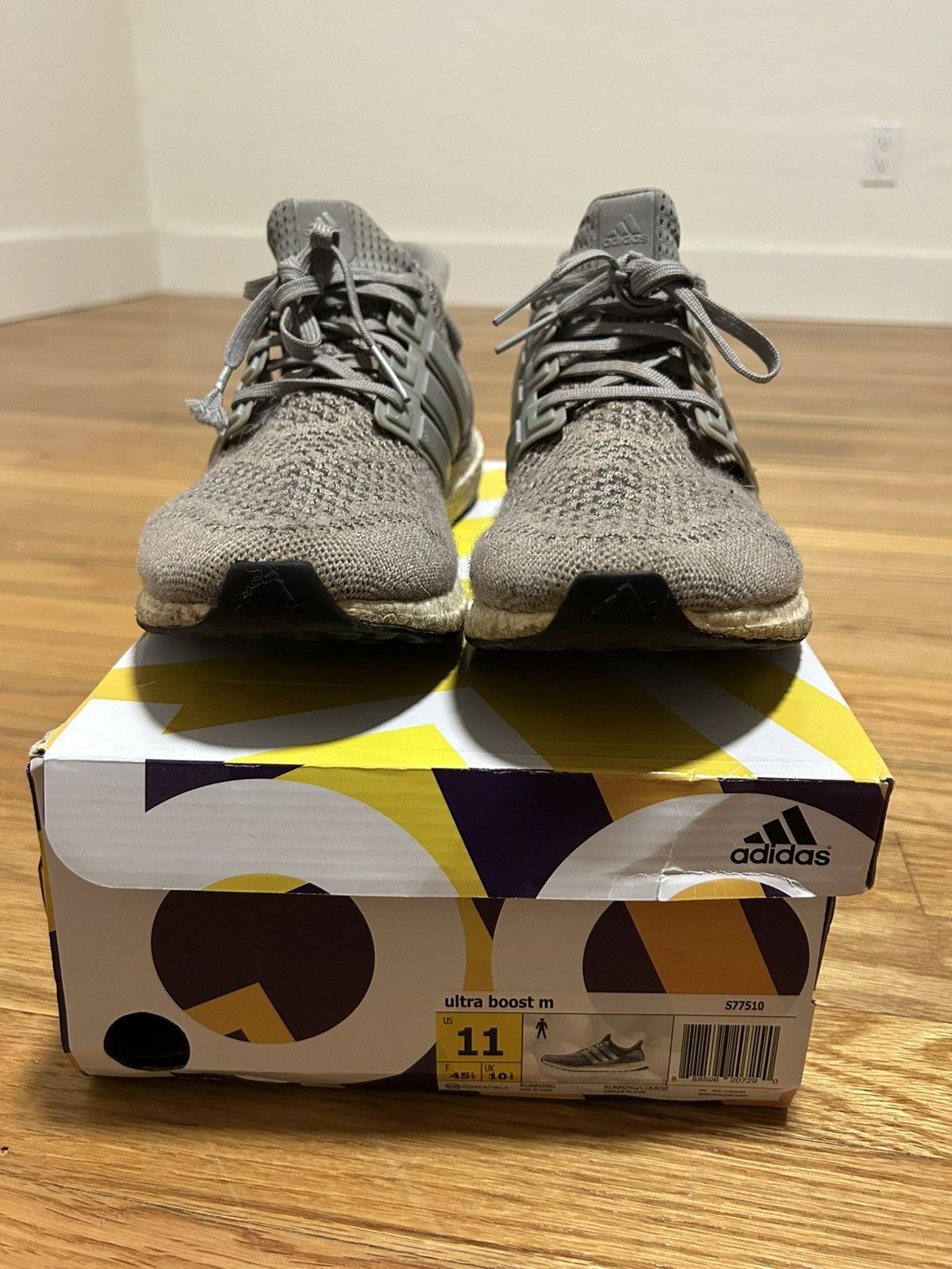 Adidas Adidas Ultra Boost M Wool Grey Size 11 S77510 Size US 11 / EU 44 - 4 Thumbnail