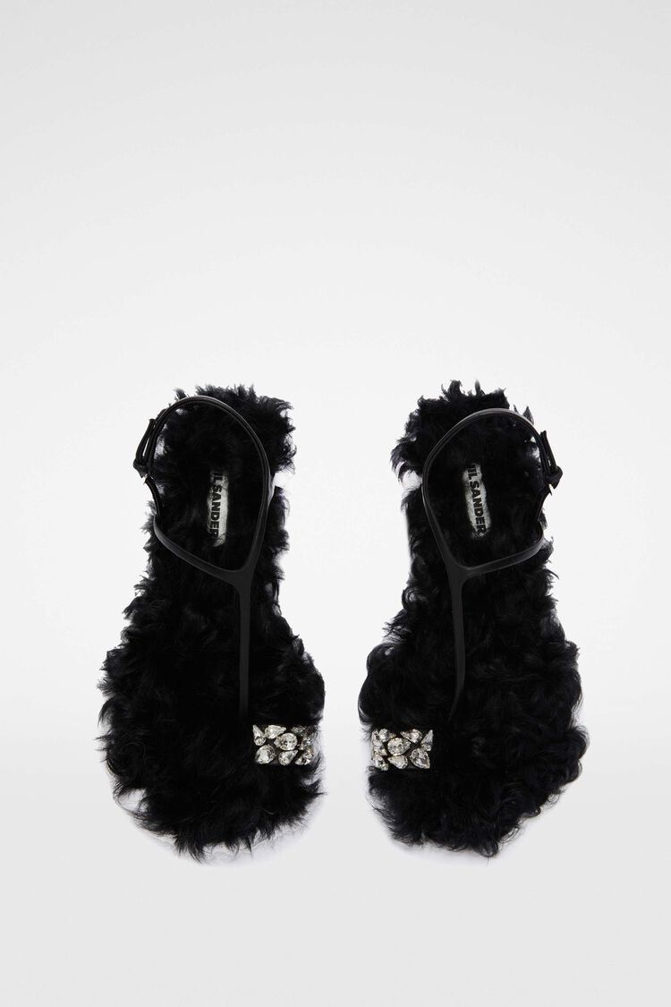 Jil Sander o1w1db10825 Sandals in Black Size US 7 / IT 37 - 5 Thumbnail
