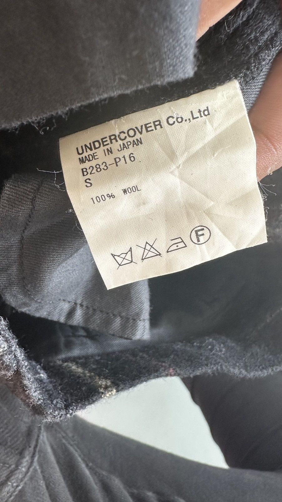 Undercover VINTAGE UNDERCOVER 2004 AW WOOL PUNK ANRCHY PUNK PANT Size US 32 / EU 48 - 8 Thumbnail