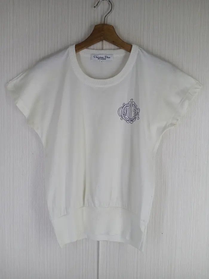 Christian Dior Monsieur Rare Vintage Christian Dior Pret-A-Porter Short Sleeve Tee Size M / US 6-8 / IT 42-44 - 2 Thumbnail
