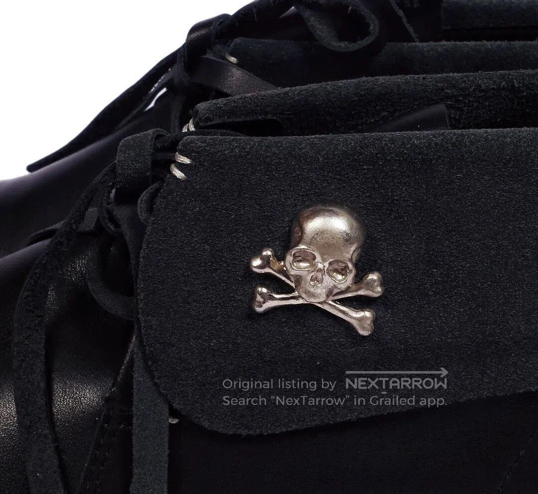 Visvim Black High-Top Sneakers with Skull Accent. Size US 11 / EU 44 - 4 Thumbnail