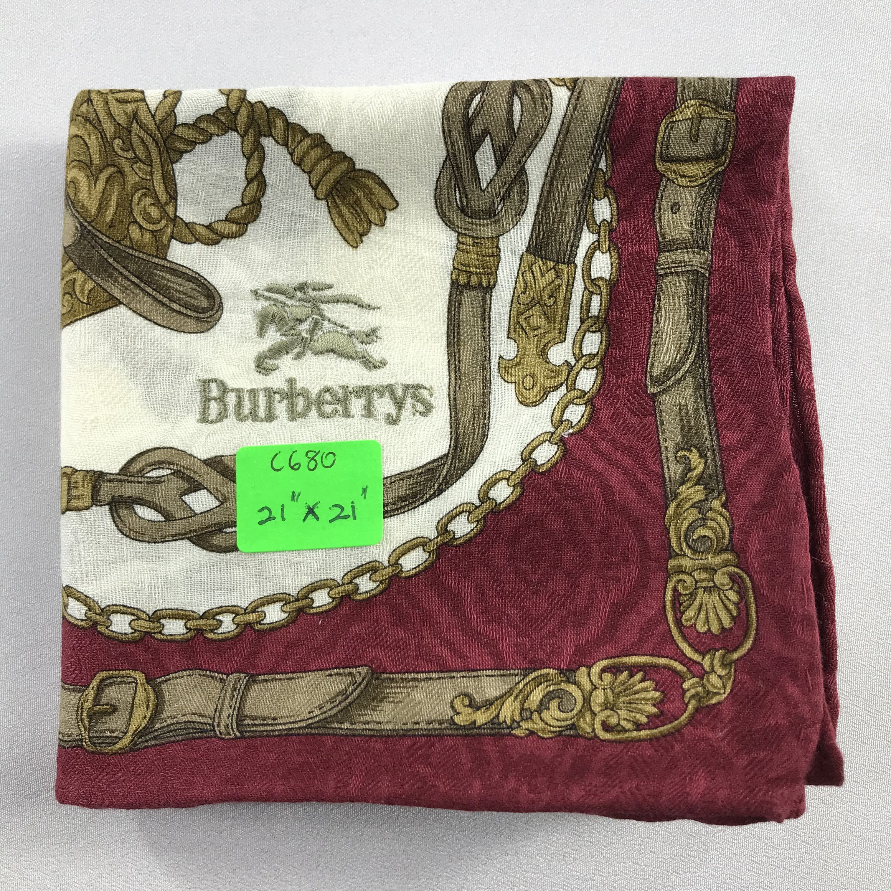 Burberry Burberry Handkerchief / Bandana / Neckerchief C679 Size ONE SIZE - 11 Thumbnail