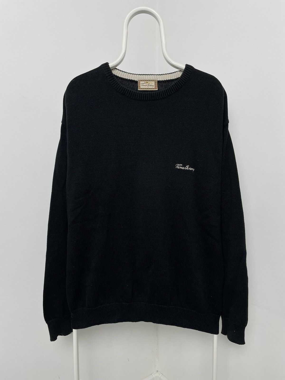 Burberry Tomas Burberry Vintage knit sweater 90s Size US XL / EU 56 / 4 - 1 Thumbnail