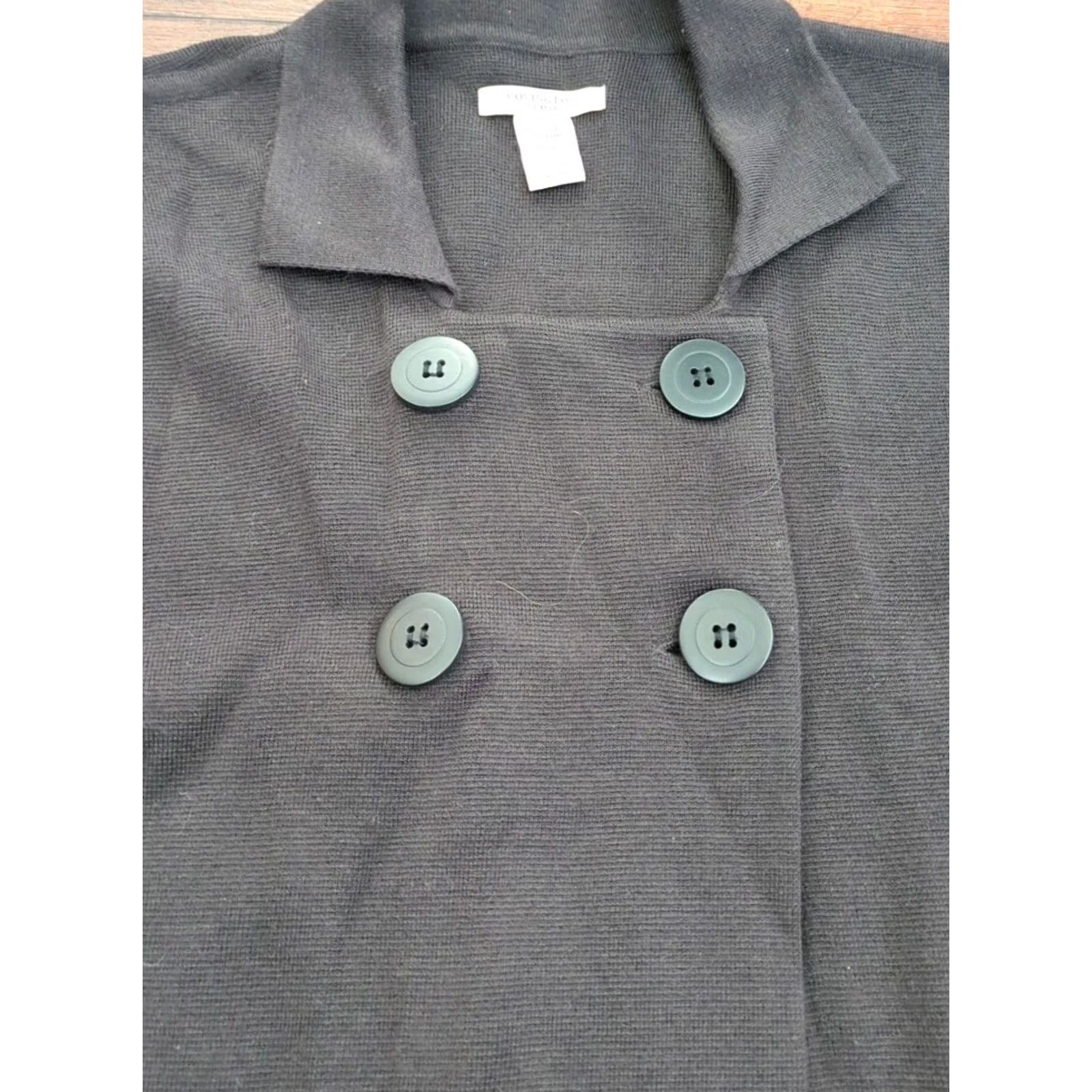 Doublet VINTAGE Covington Cardigan Sweater Jacket Black 16-18W Women Plus Size Long Sleeve Knit Size XXL / US 16-18 / IT 52-54 - 2 Thumbnail