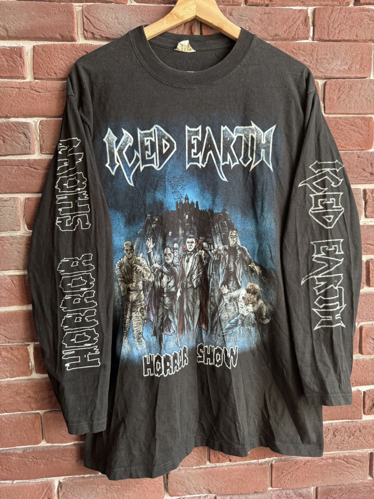 Band Tees Iced Earth 2001 Horror Show Vintage Metal Band Tee 00s L Size US L / EU 52-54 / 3 - 4 Thumbnail