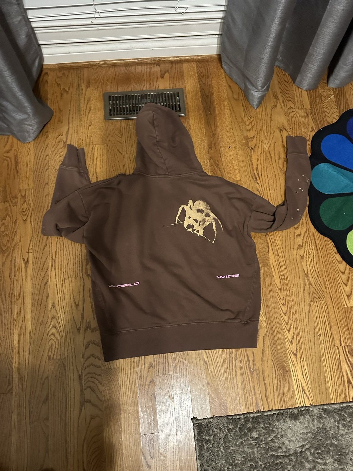 Sp5der Sp5der Thug Hoodie Brown Size US M / EU 48-50 / 2 - 2 Thumbnail