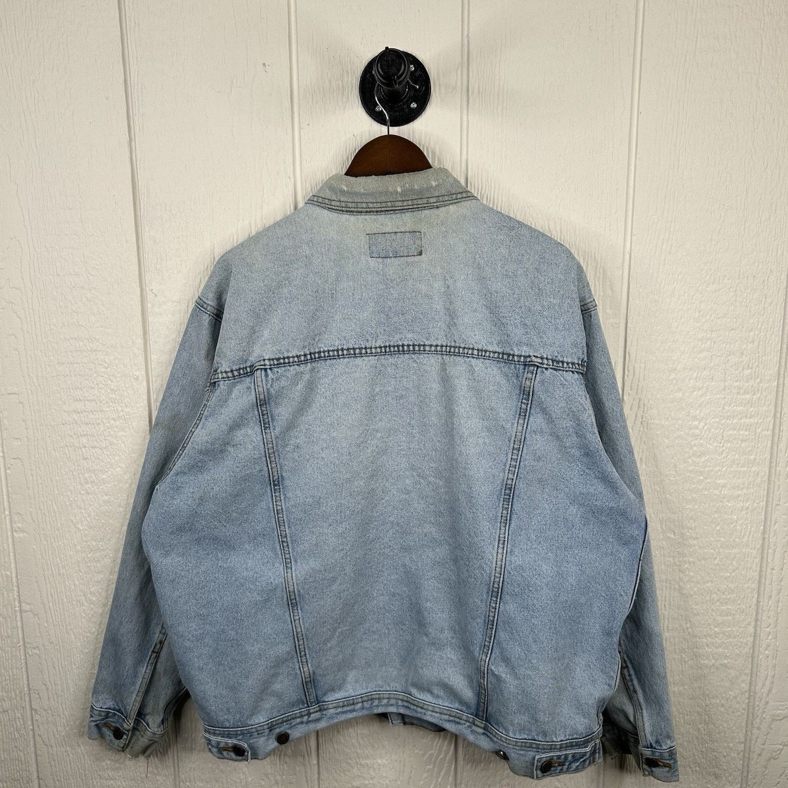 Wrangler 90's Wrangler Western Faded Button-Up Denim Jacket X-Large Size US XL / EU 56 / 4 - 2 Thumbnail