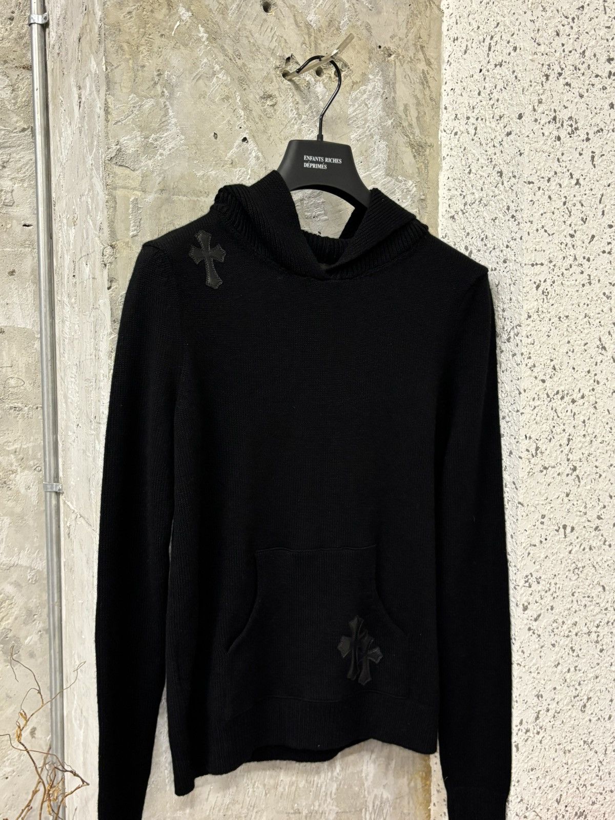 Chrome Hearts chrome hearts cross patches cashmere sweater Size US XS / EU 42 / 0 - 7 Thumbnail