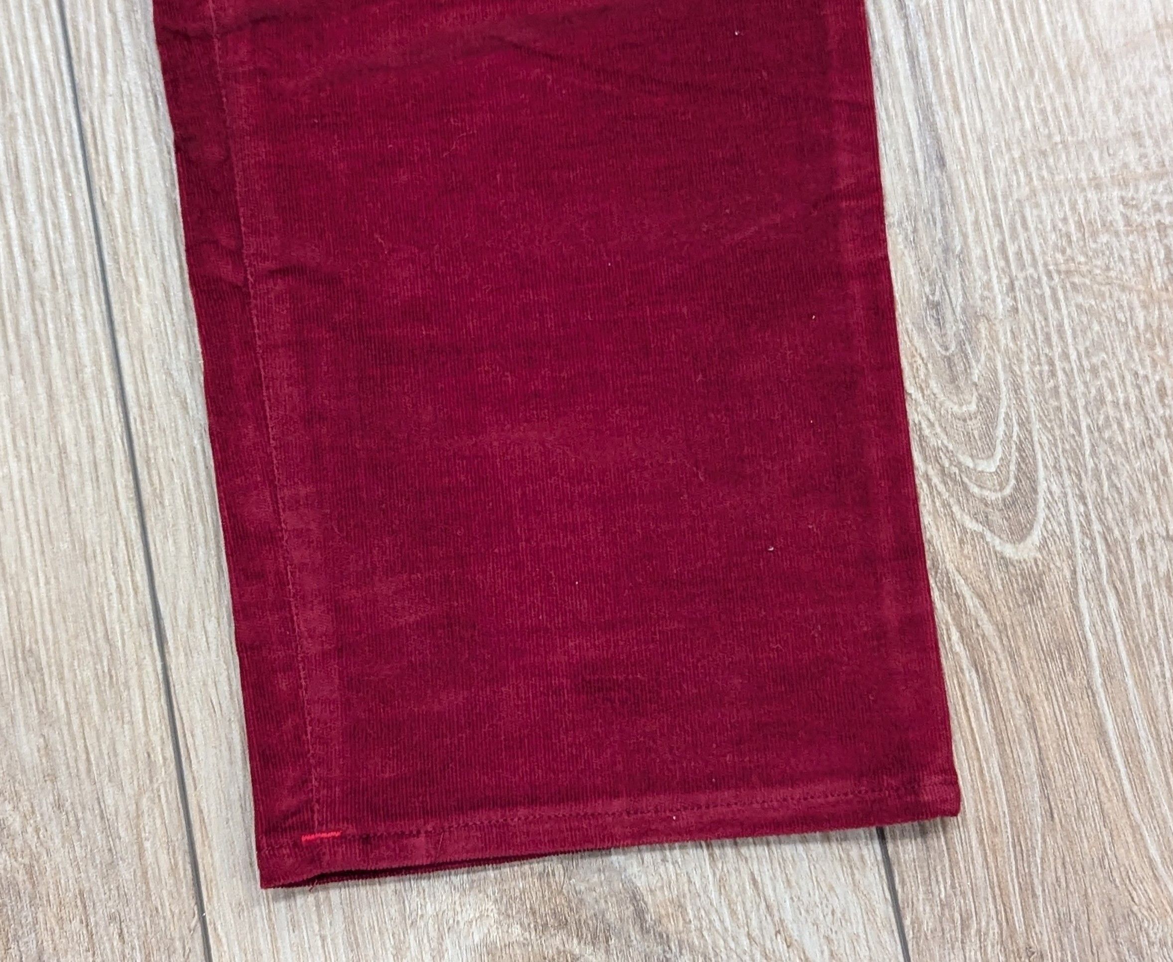 Isaia Mens ISAIA Cotton Straight Leg Jeans Red 52 US 36 Size US 36 / EU 52 - 6 Thumbnail