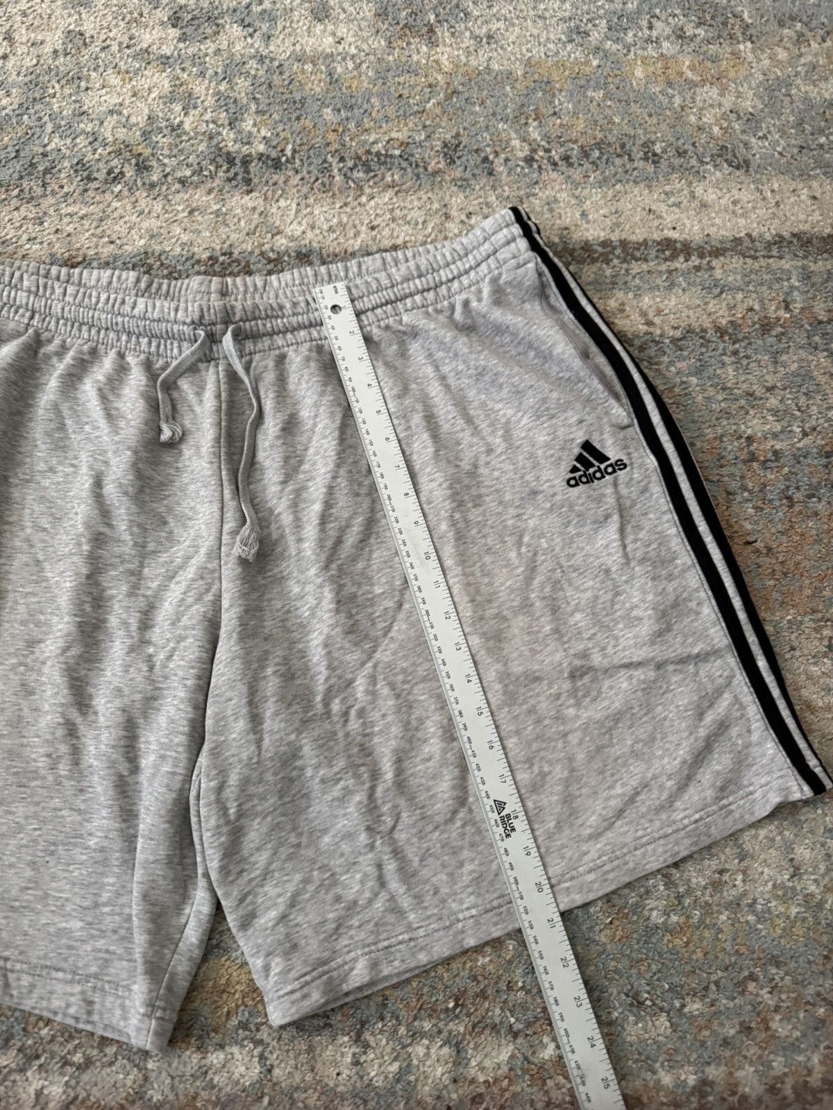 Vintage VTG Adidas Baggy Sweat Shorts 4XL Grey Size US 40 / EU 56 - 6 Thumbnail