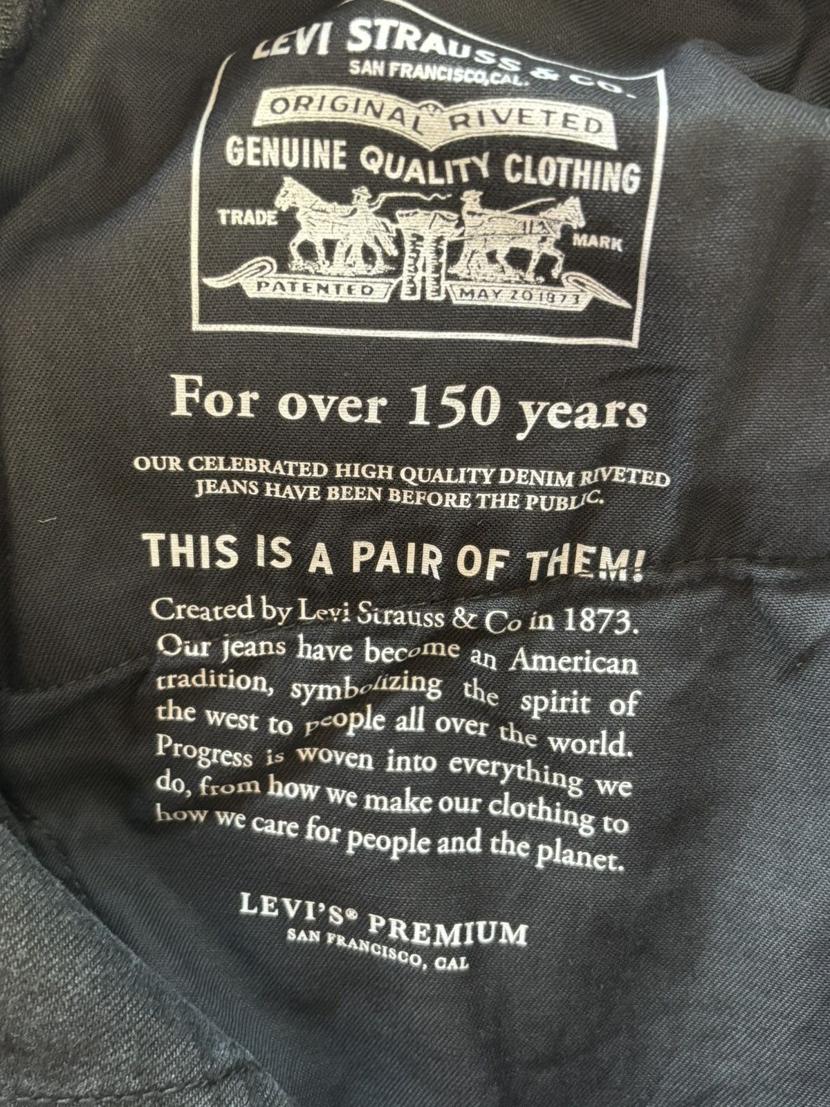 Levi's Levi’s 512 Premium Slim Taper Jeans — Black (W34 L32) Size US 34 / EU 50 - 5 Thumbnail