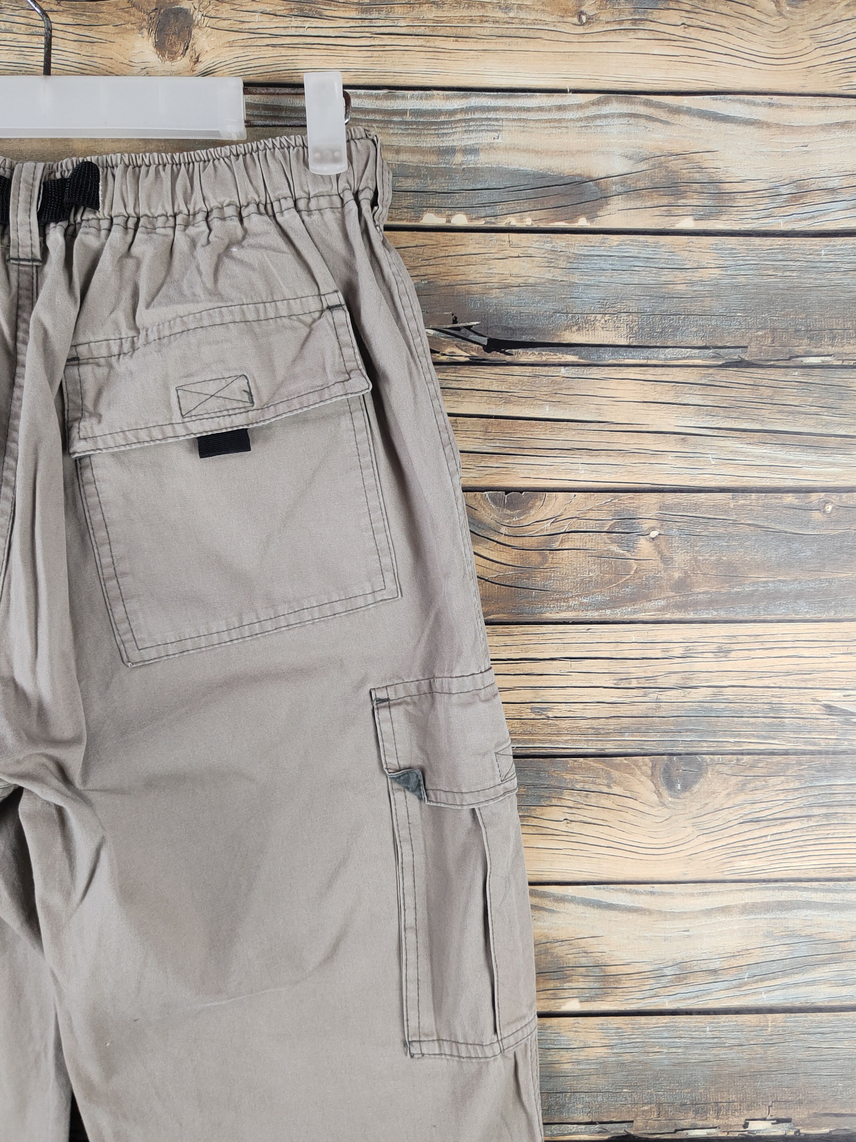 Japanese Brand DL Japanese Brand Beige Multipocket Cargo Pants #2335 Size US 31 - 10 Thumbnail
