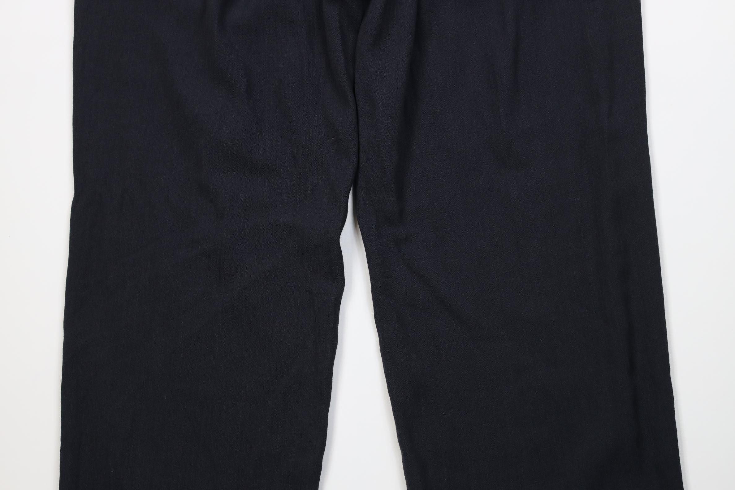Vintage Vintage 90s Streetwear Gabardine Knit Wide Leg Chino Pants Size US 38 / EU 54 - 10 Thumbnail
