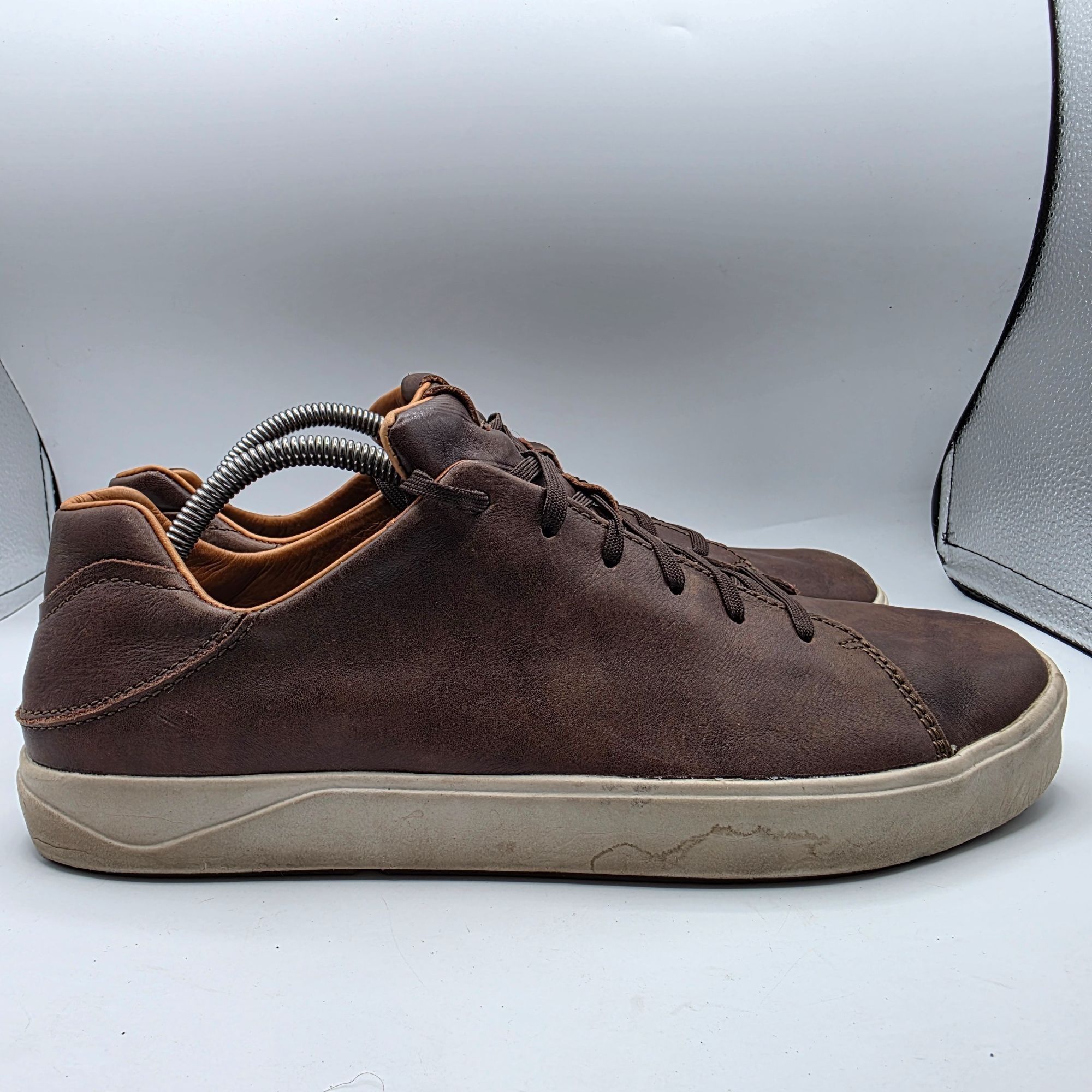 Olukai OluKai Lae'Ahi Li 'Ili Mens Size 11 Brown Casual Leather Sne Size US 11 / EU 44 - 12 Thumbnail