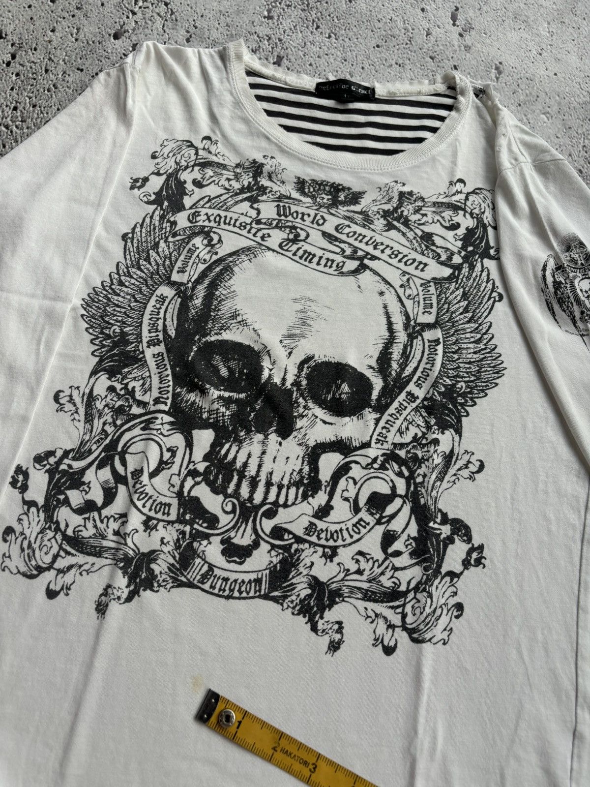 Hysteric Glamour Y2k Defectibe skull ifsix punk style longseleve Size US L / EU 52-54 / 3 - 5 Thumbnail