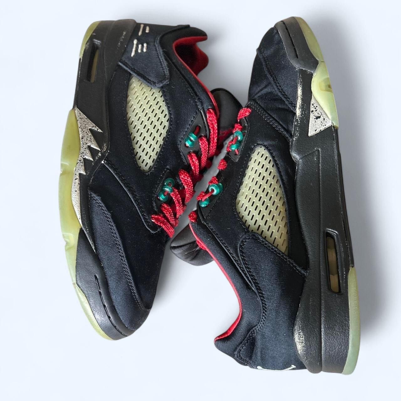 CLOT × Jordan Brand Air Jordan 5 Low X CLOT “Jade” - 9.5 Size US 9.5 / EU 42-43 - 4 Thumbnail