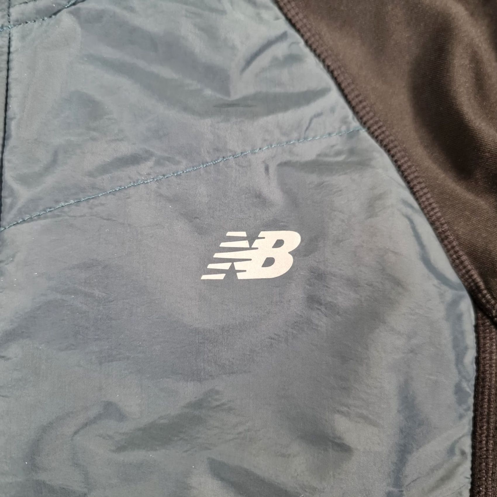 New Balance New Balance Womens Jacket Blue Black Medium 12 UK Full Zip Lightweight Jacket Womens, Activewear, 12 UK, Blue, Full Zip, Lightweight, Pockets Size M / US 6-8 / IT 42-44 - 5 Thumbnail