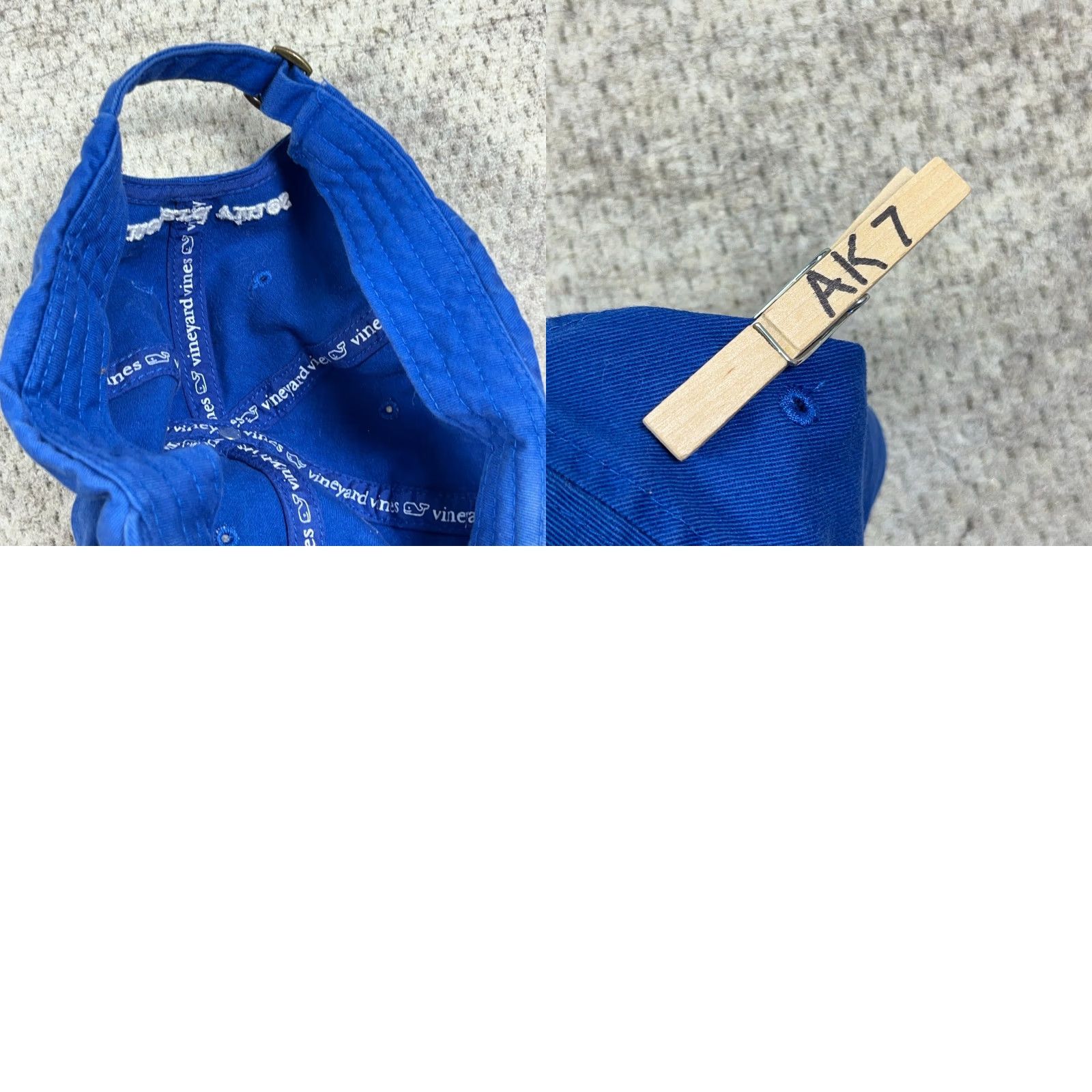 Vineyard Vines Vineyard Vines Hat Cap Strap Back Royal Blue Twill Whale Mens Dad Adjustable Baseball Cap City? Size ONE SIZE - 8 Thumbnail