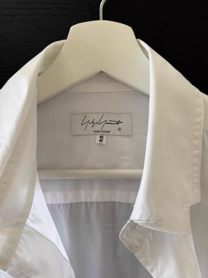 Yohji Yamamoto Yohji Yamamoto 21AW Shaped Neck Shirt Size US M / EU 48-50 / 2 - 4 Thumbnail