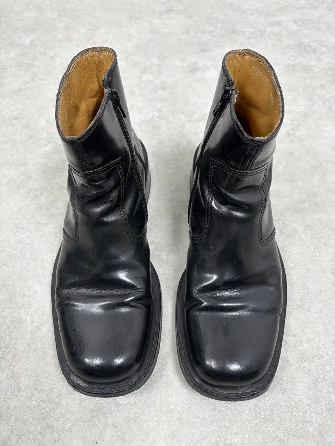 Dolce & Gabbana Dolce & Gabbana Black Minimalist Leather Boots Size US 7 / EU 40 - 2 Thumbnail