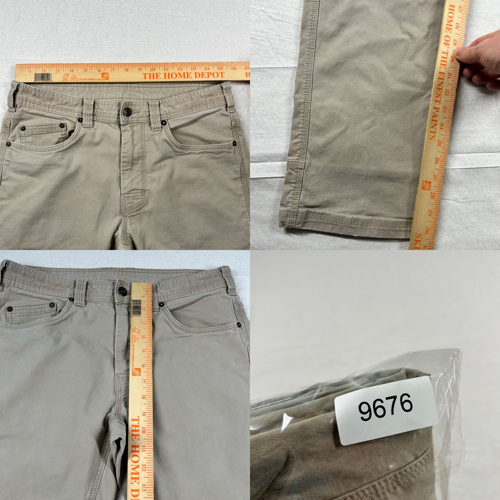 Prana VINTAGE Prana Pants Mens 32x32 Rock Ridge Carpenter 5-Pocket Canvas Beige Outdoor Tan Size US 32 / EU 48 - 8 Thumbnail