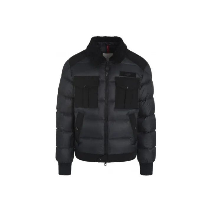 Moncler Moncler Campei FW24 Logo Zip Fur Collar Down Jacket Size US XXL / EU 58 / 5 - 1 Thumbnail