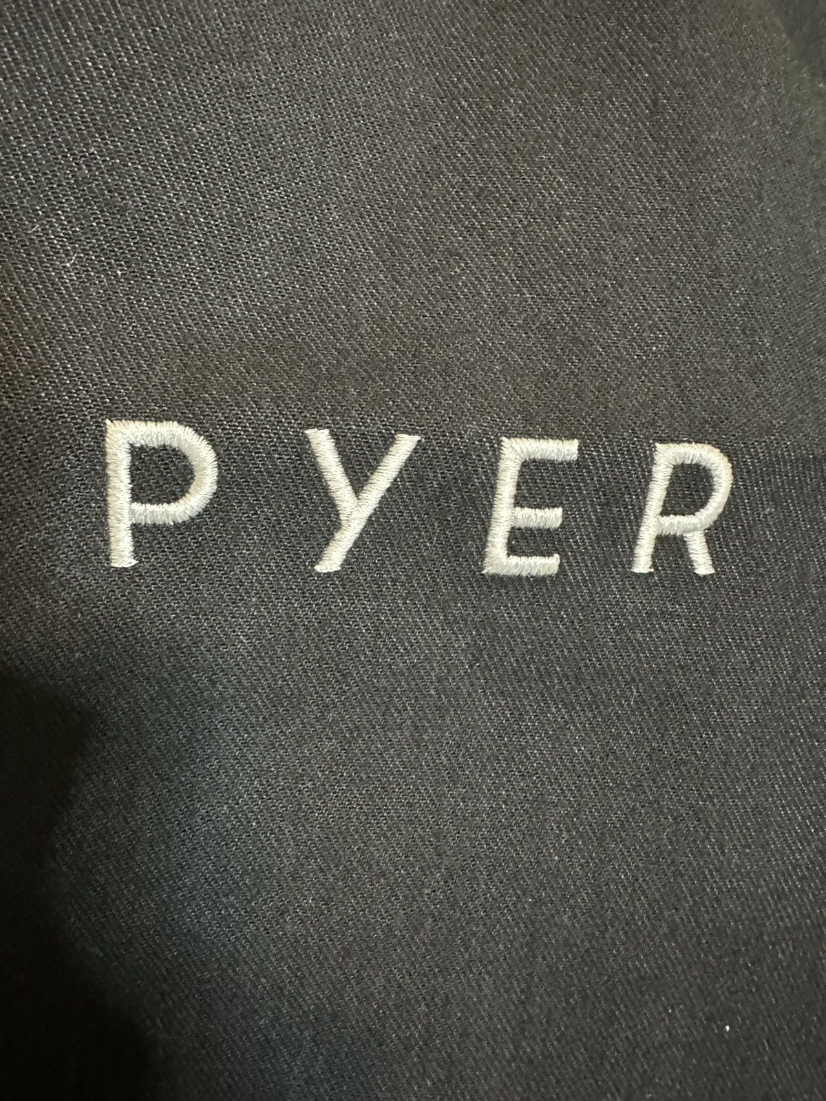 Pyer Moss Black logo embroidered contrast stitch denim jeans NWT Size US 31 - 3 Thumbnail