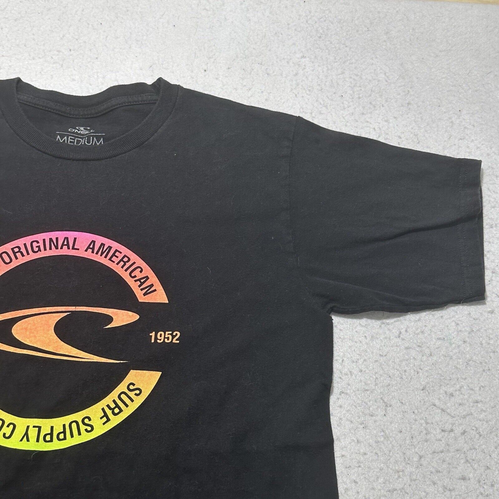 O'Neill O'Neill Medium Black Short Sleeve Graphic T Shirt Size US M / EU 48-50 / 2 - 2 Thumbnail