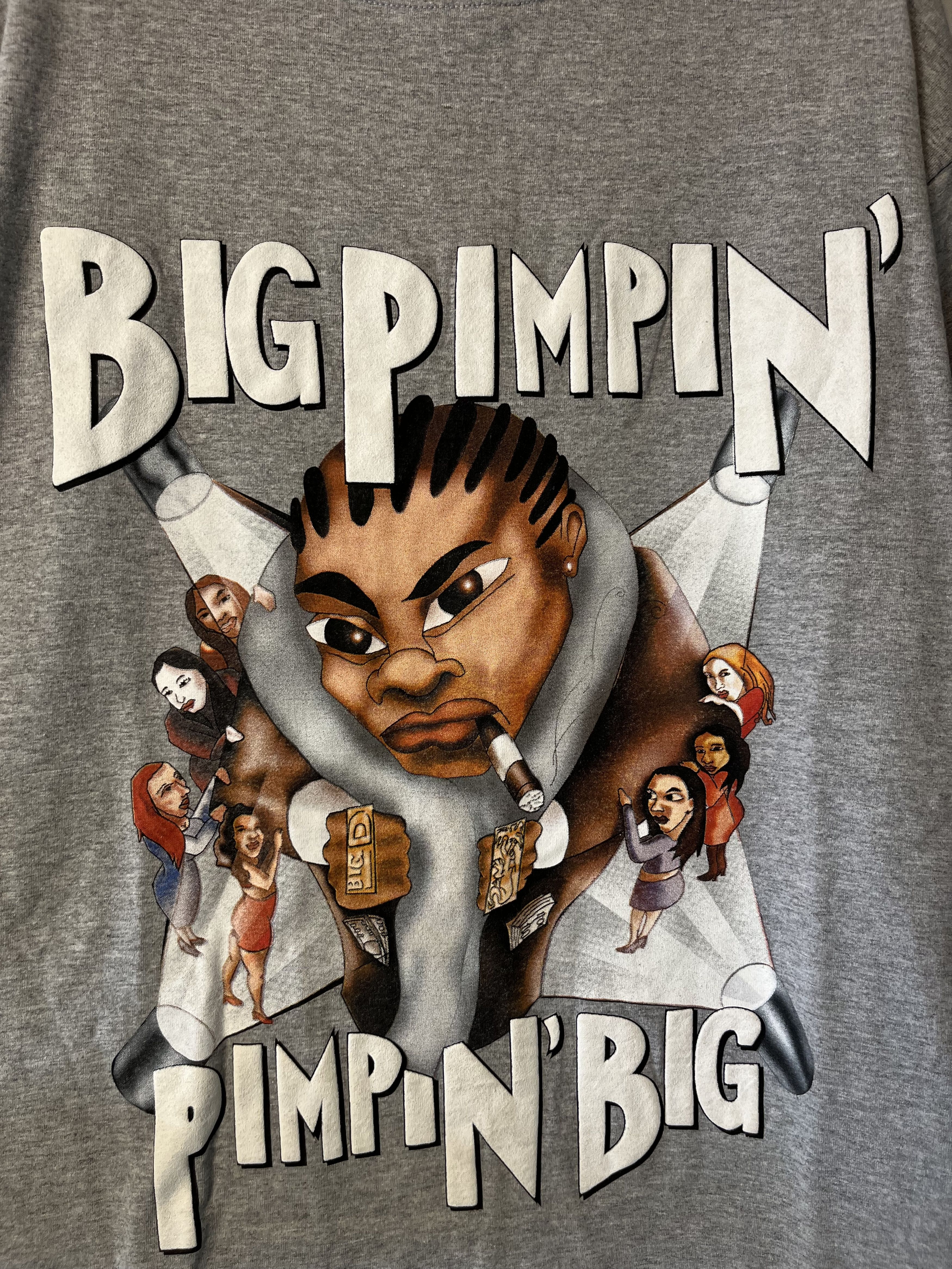 Rap Tees × Vintage Big Pimpin' Pimpin' Big Rap Tee Size US L / EU 52-54 / 3 - 3 Thumbnail