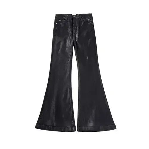 Jean Vintage Washed Heavy Coated Micro Flare Casual Jeans Size US 34 / EU 50 - 8 Thumbnail