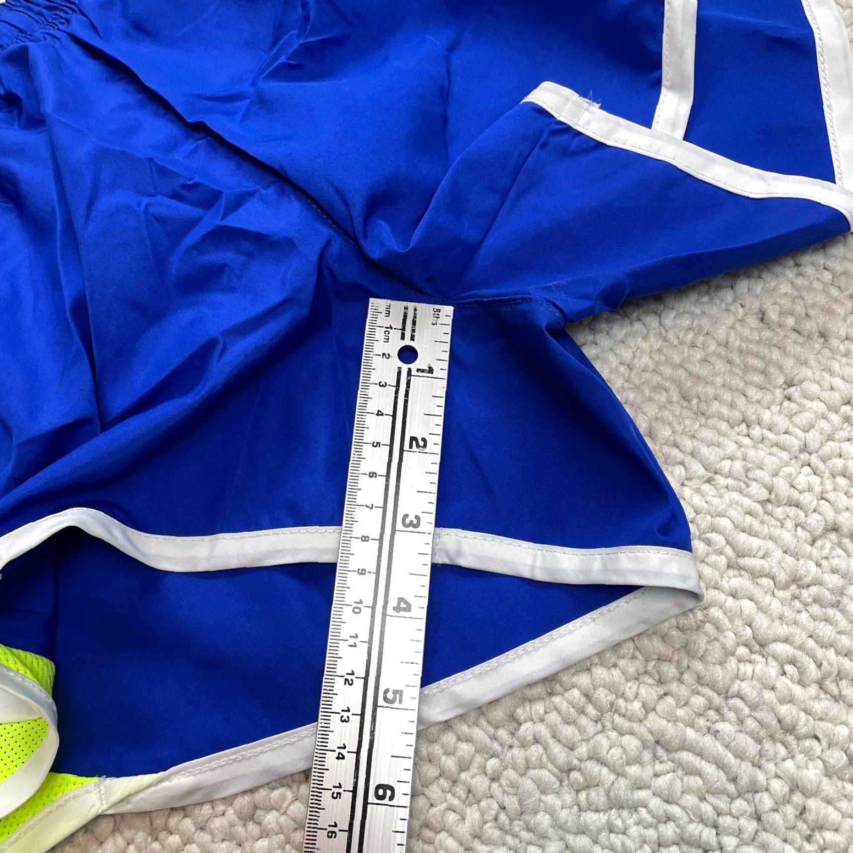 Vintage 90 Degree by Reflex Running Shorts Womens Small Blue Elastic Waist Lightweight Size 28" / US 6 / IT 42 - 5 Thumbnail