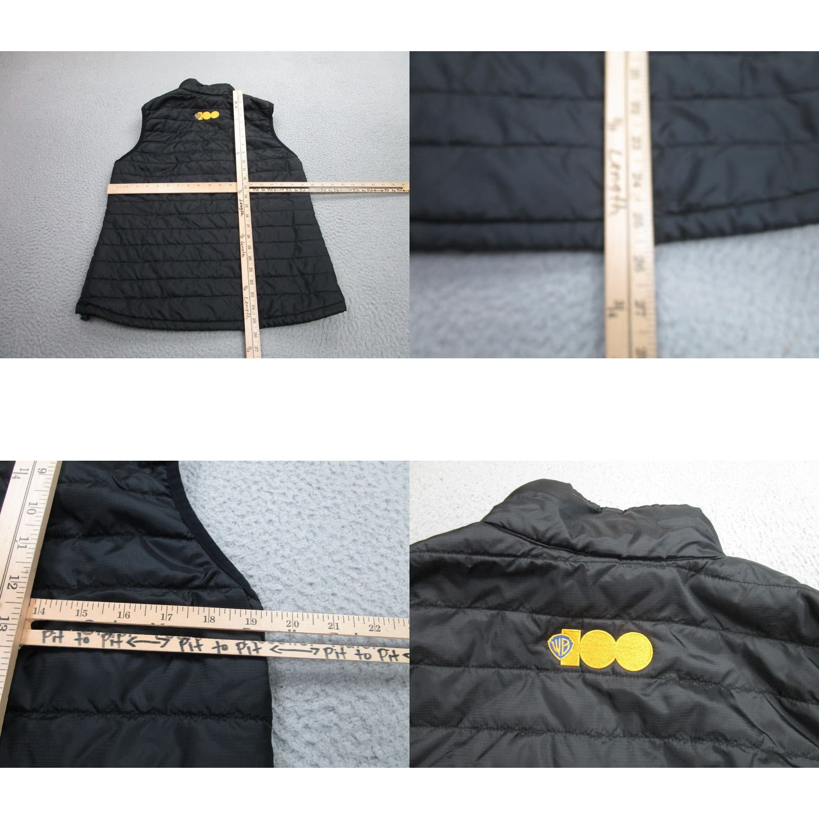 Port Authority Port Authority Vest Womens Large Black Warner Bros Discovery Quilted Puffer Logo Size L / US 10 / IT 46 - 8 Thumbnail