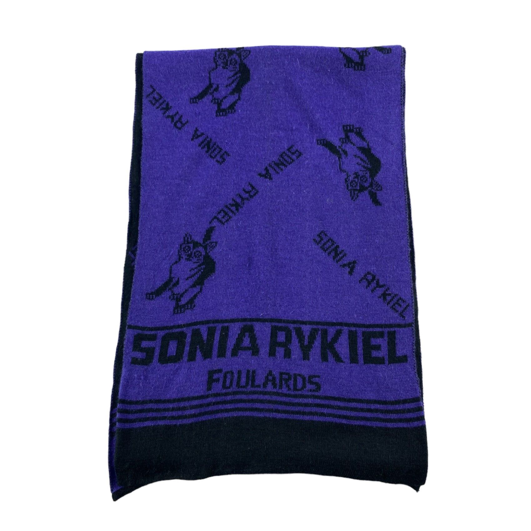 Vintage Sonia Rykiel Scarf / Muffler / Neckwear - WW1857 Size ONE SIZE - 2 Thumbnail