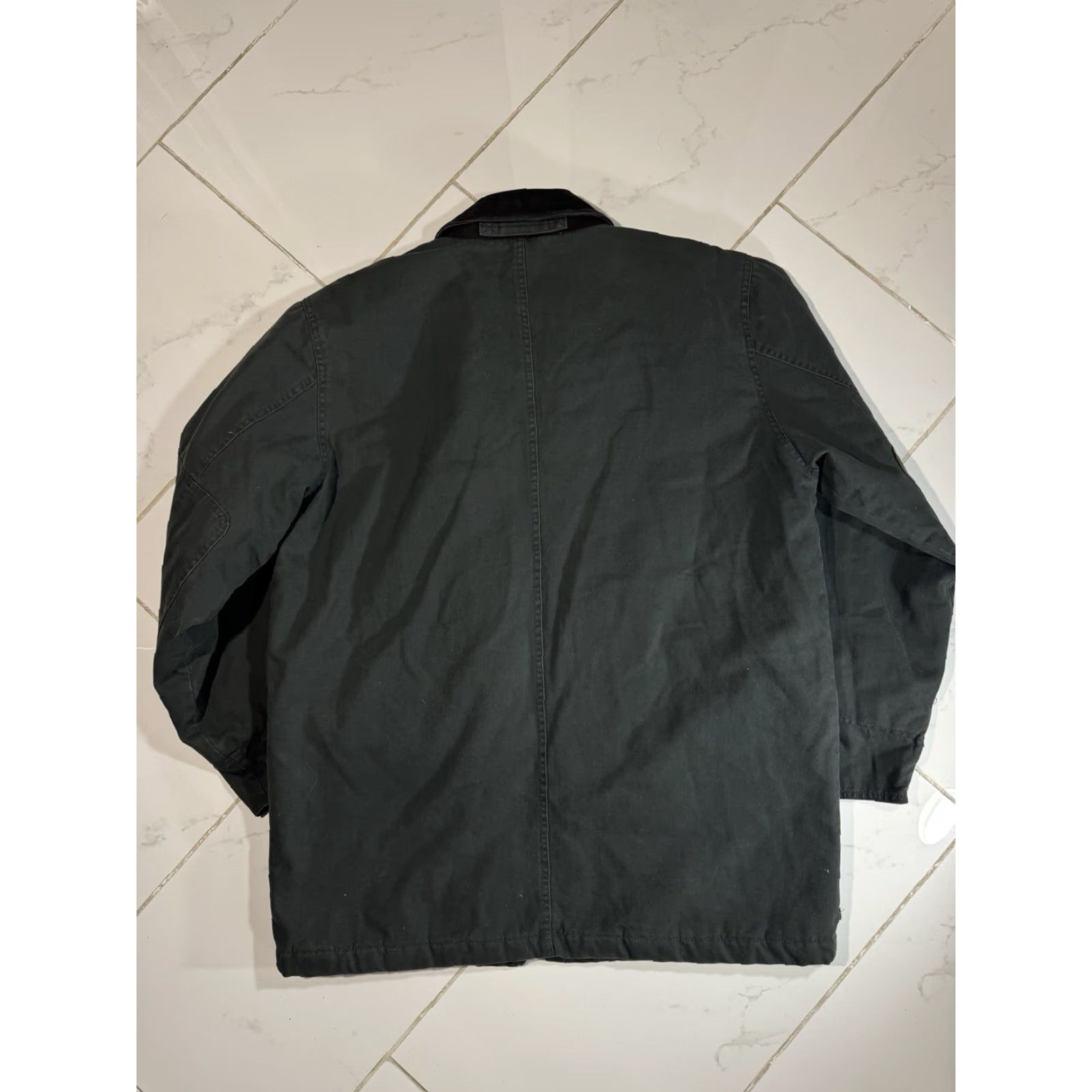 Free Country VINTAGE Free Country Coat Overcoat Men XL Black Canvas Workwear Button Front Chore Jacket Size US XL / EU 56 / 4 - 7 Thumbnail