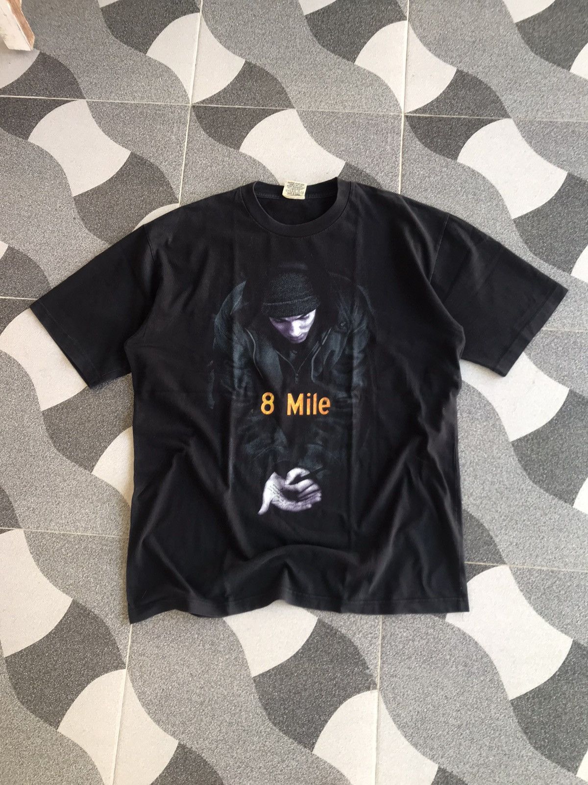 image of Eminem 8Mile Every Moment Is Another Chance in Black, Men's (Size XL)