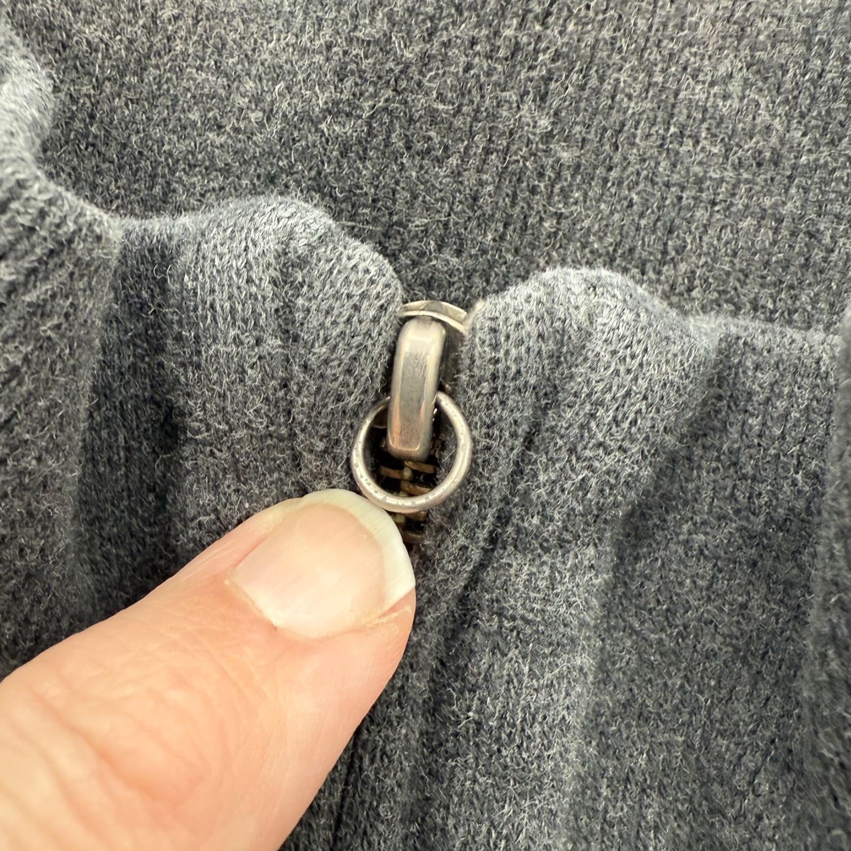 Polo Ralph Lauren Polo Ralph Lauren Sweater Mens XL Gray Quarter Zip Mockneck Pony Logo Cotton Size US XL / EU 56 / 4 - 3 Thumbnail