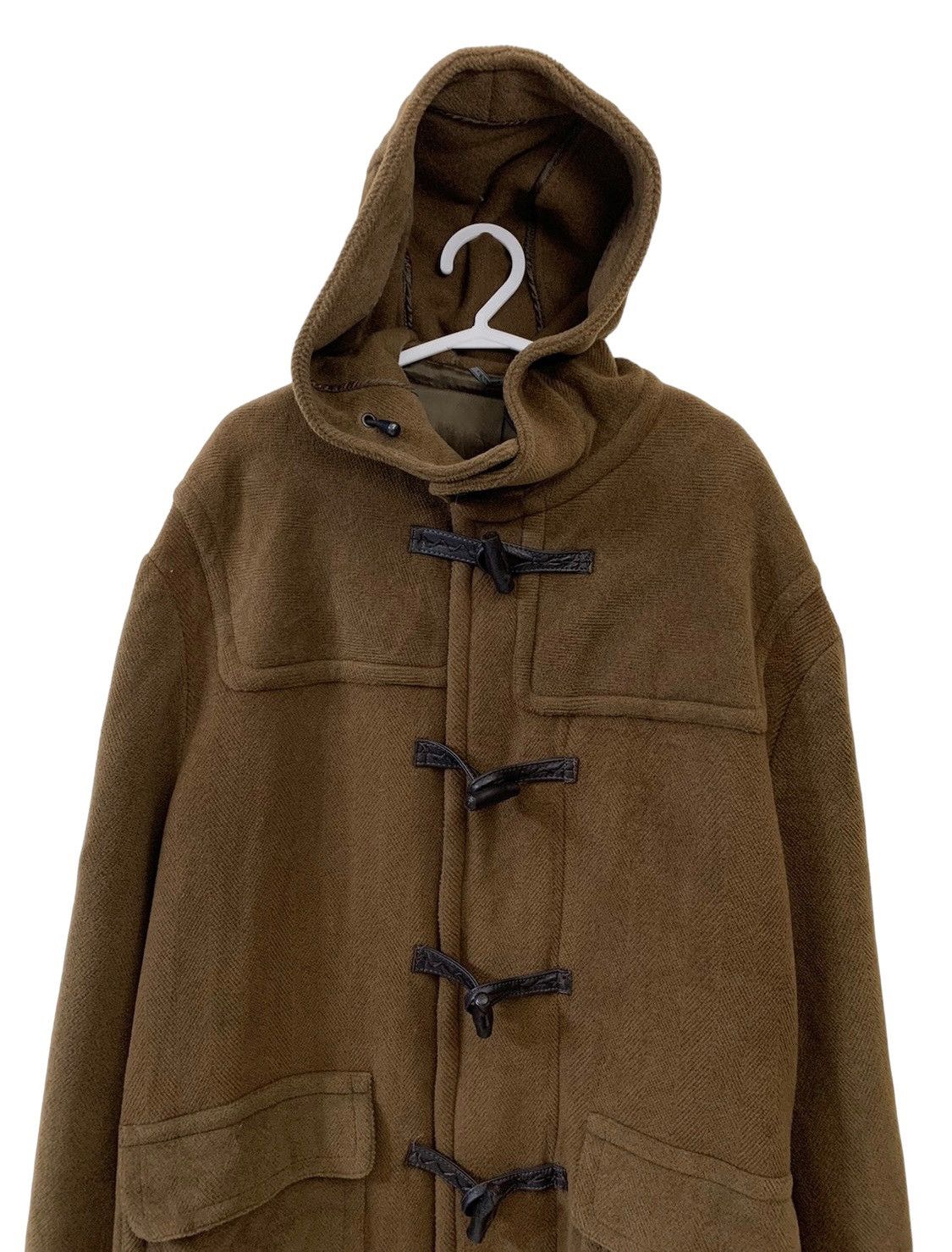 Fendi Vintage Fendi Wool Hoodie Long Coat Size US XL / EU 56 / 4 - 4 Thumbnail