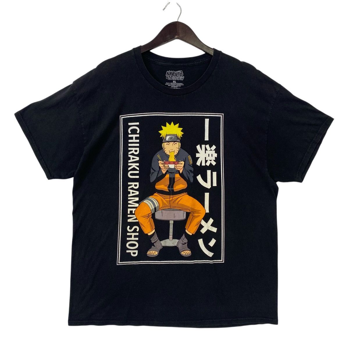 Vintage 💥NARUTO SHIPPUDEN Ichiraku ramen shop rare tee shirt Size US XL / EU 56 / 4 - 1 Thumbnail