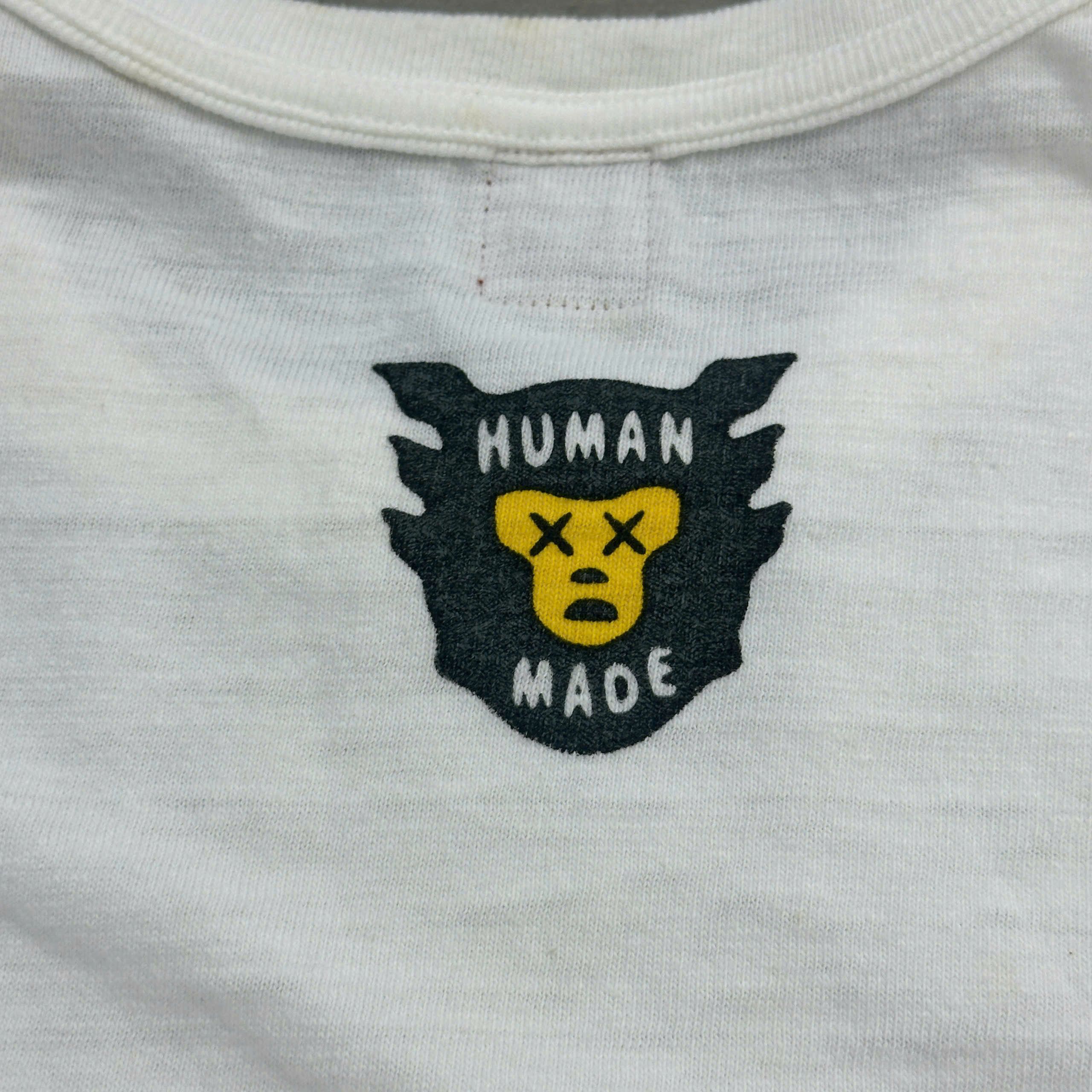 Human Made KAWS X HUMAN MADE #6 TEE WHITE Size US M / EU 48-50 / 2 - 4 Thumbnail