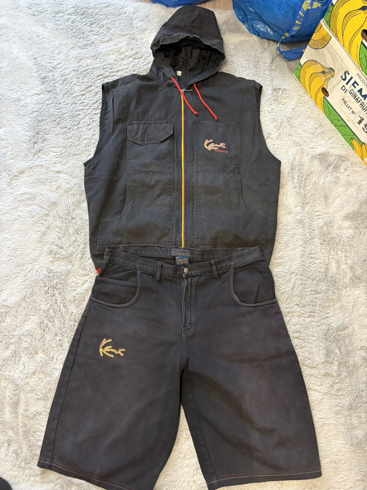Vintage 90’s Karl Kani set vest & shorts XL