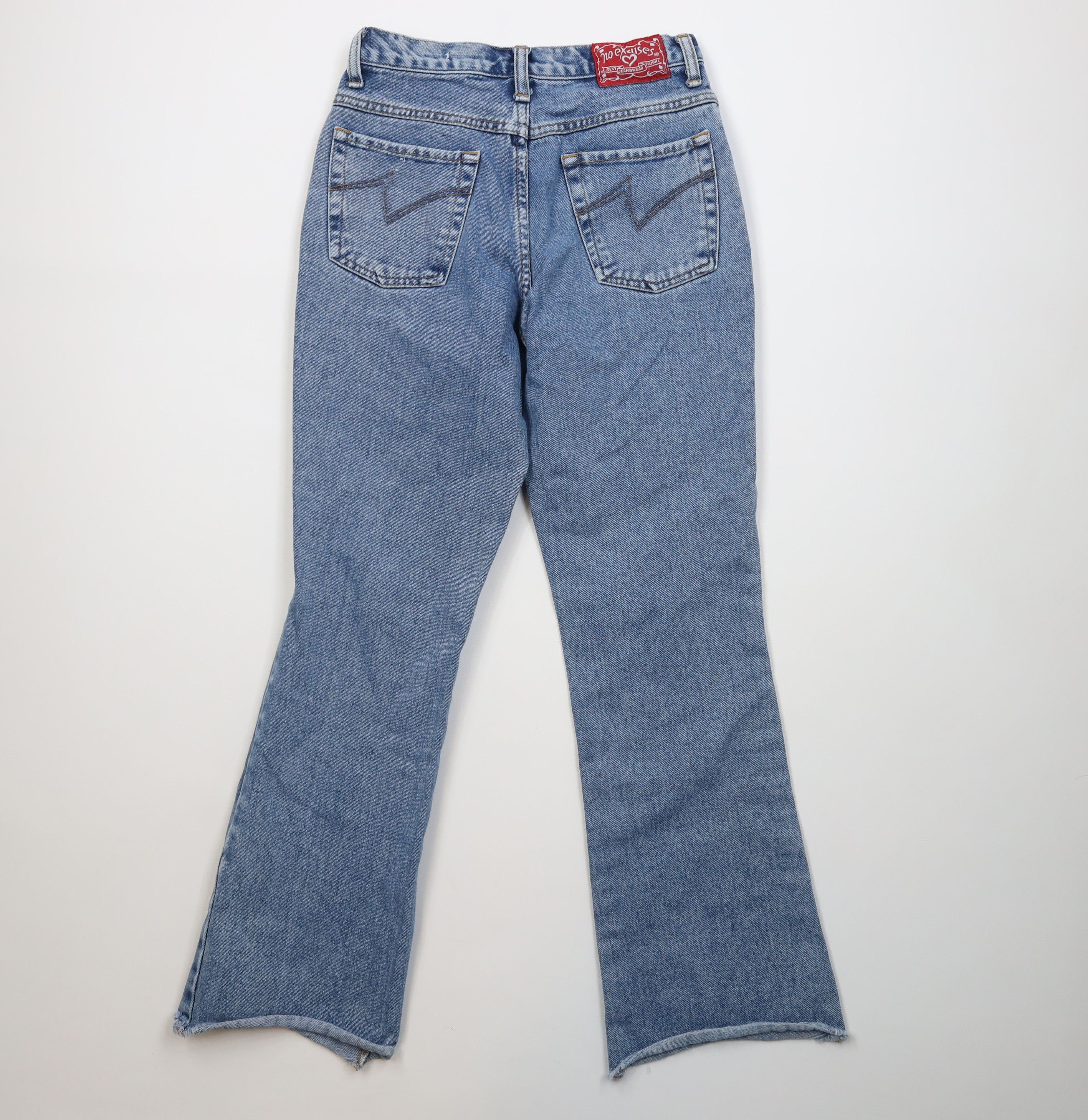 Vintage Vintage 90s Y2K Streetwear Babydoll Flared Denim Jeans Size 30" / US 8 / IT 44 - 9 Thumbnail