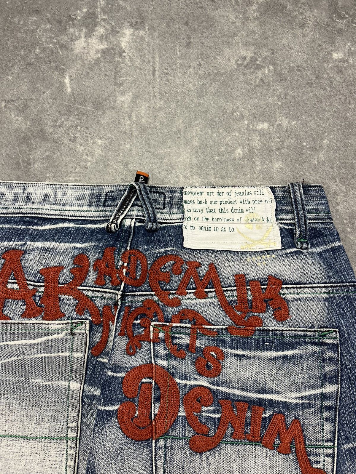 Akademiks Akademiks Big Logo Spellout Cyber Denim Shorts Jorts 34 Size US 34 / EU 50 - 13 Thumbnail