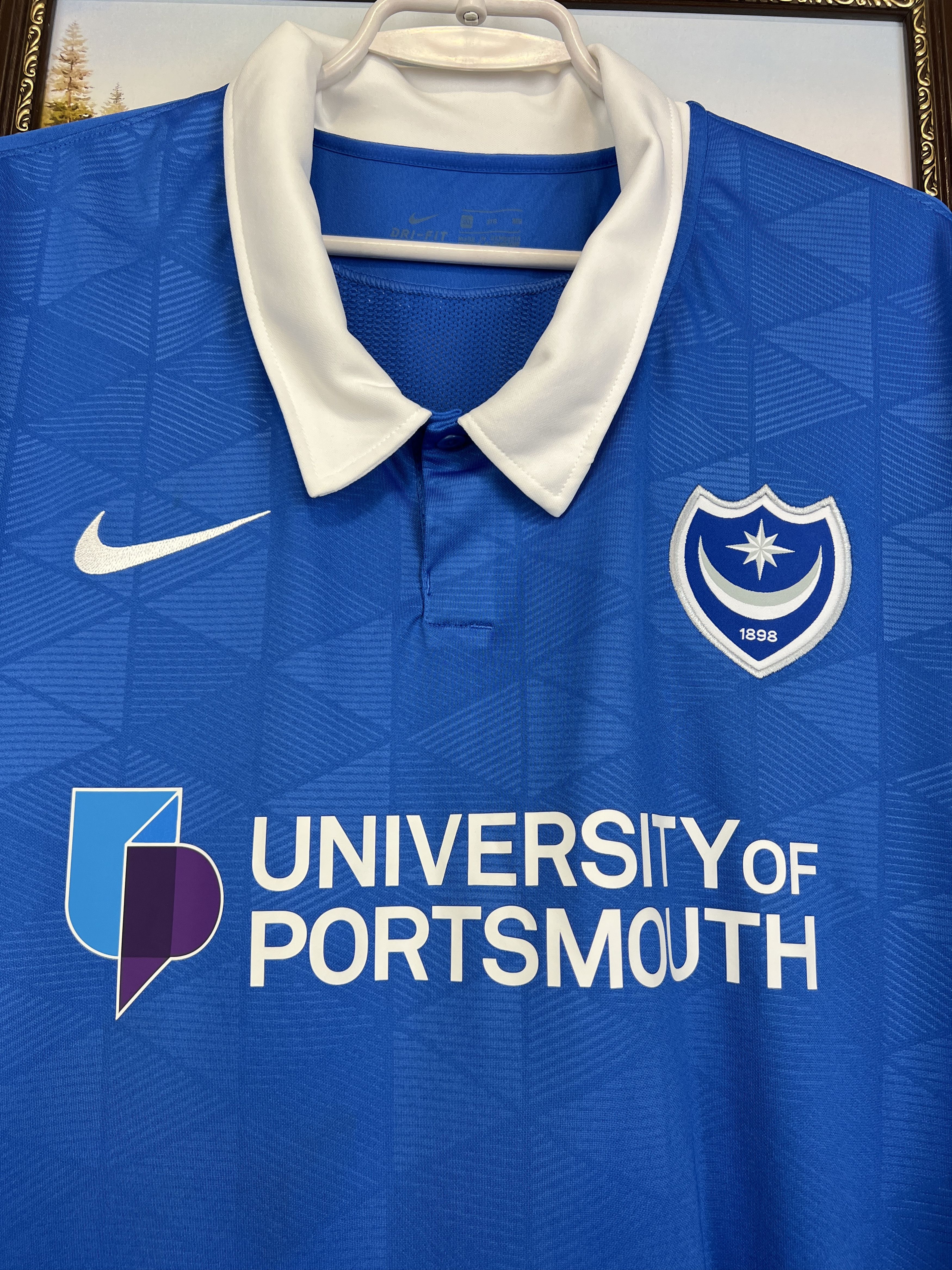 Nike Portsmouth Home football shirt 2020 Soccer Jersey Trikot 3XL Size US XXL / EU 58 / 5 - 3 Thumbnail