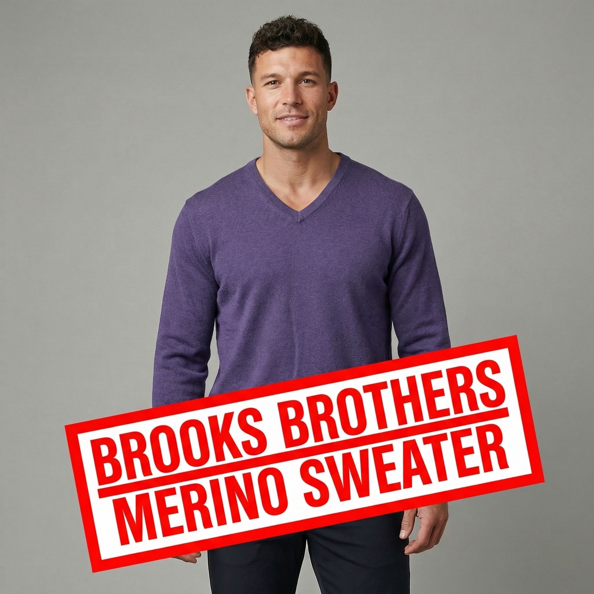 Brooks Brothers Brooks Brothers Merino Wool Sweater Men’s XL Size US XL / EU 56 / 4 - 1 Thumbnail