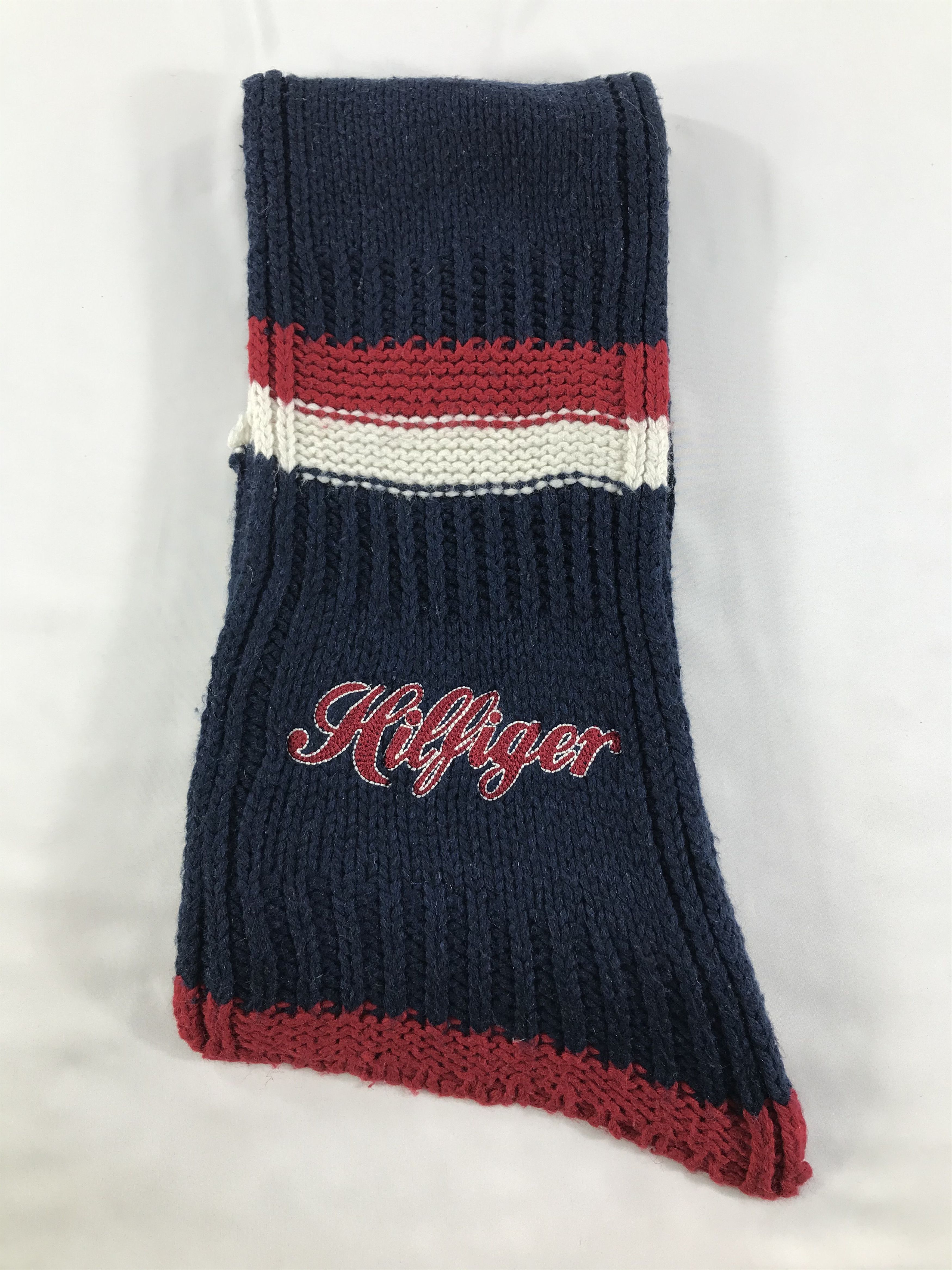 Tommy Hilfiger Vintage Tommy Hilfiger Scarf/Muffler/Neckwear MF1325 Size ONE SIZE - 2 Thumbnail