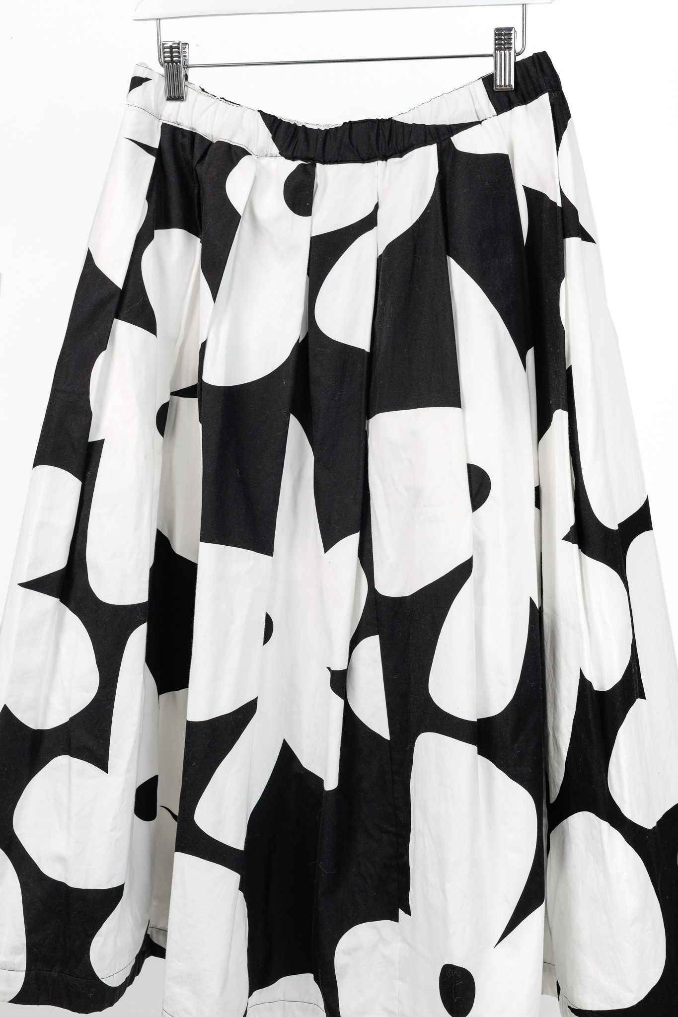 Comme des Garcons Comme des Garcons SS/22 Floral Cotton Flared Skirt Size 30" / US 8 / IT 44 - 3 Thumbnail
